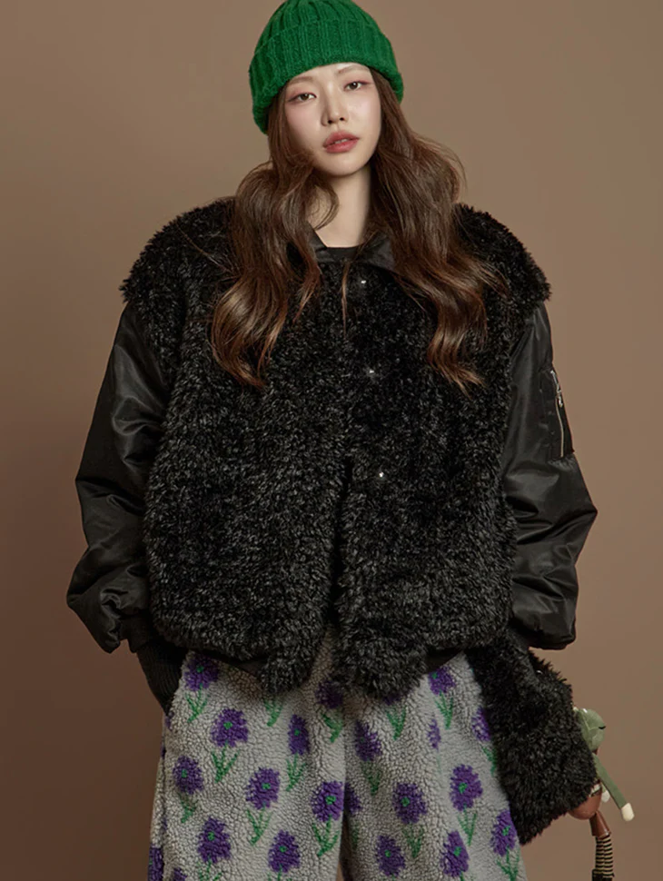 J3027 Fluffy acket
