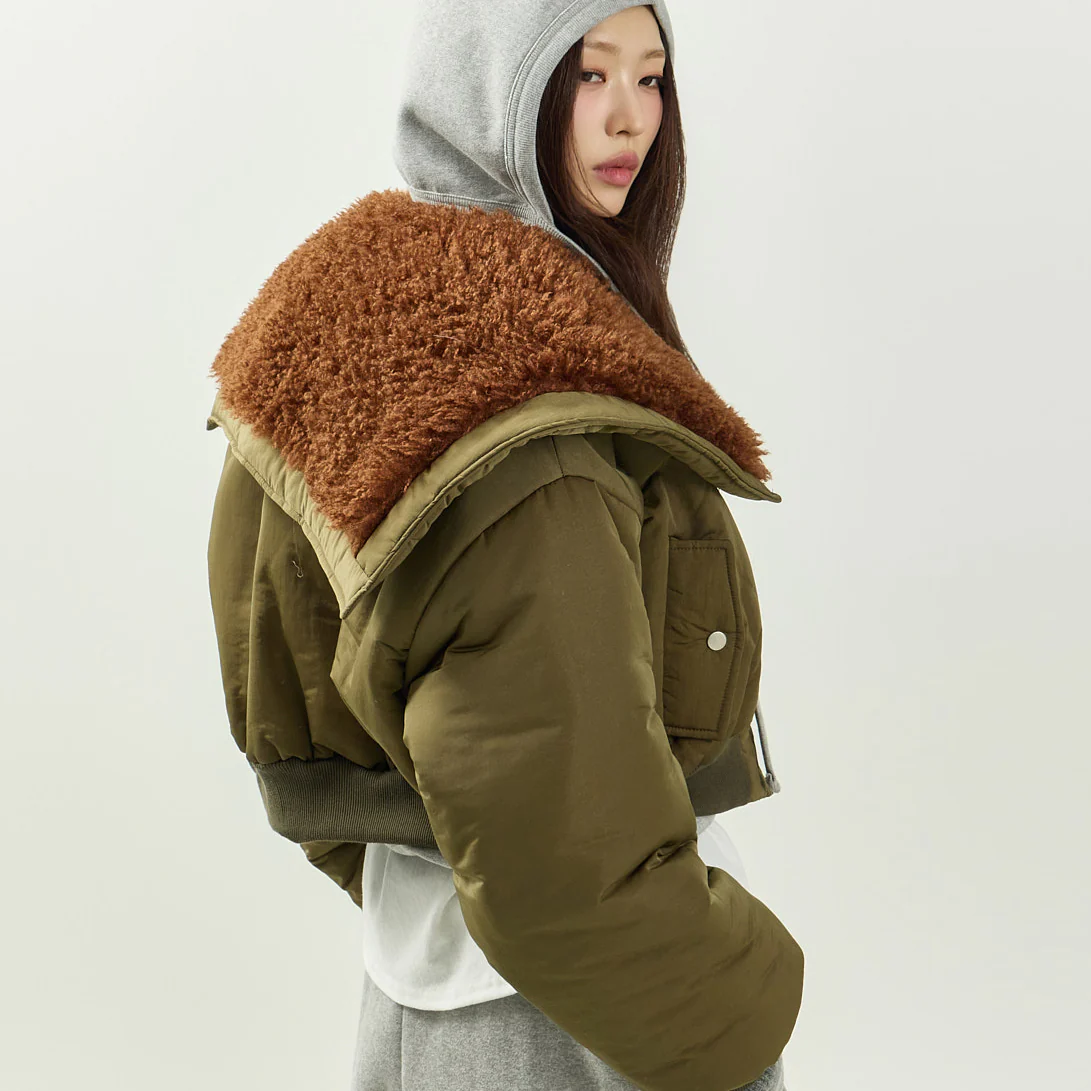 J3061 Wide Collar Jacket - Image 2