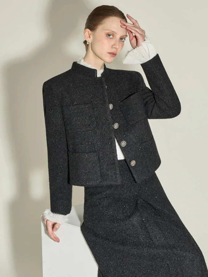 J3071 Slim Wool Jacket