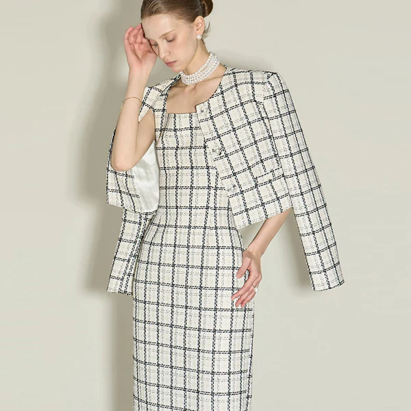 J3072 Tweed Jacket - Image 2