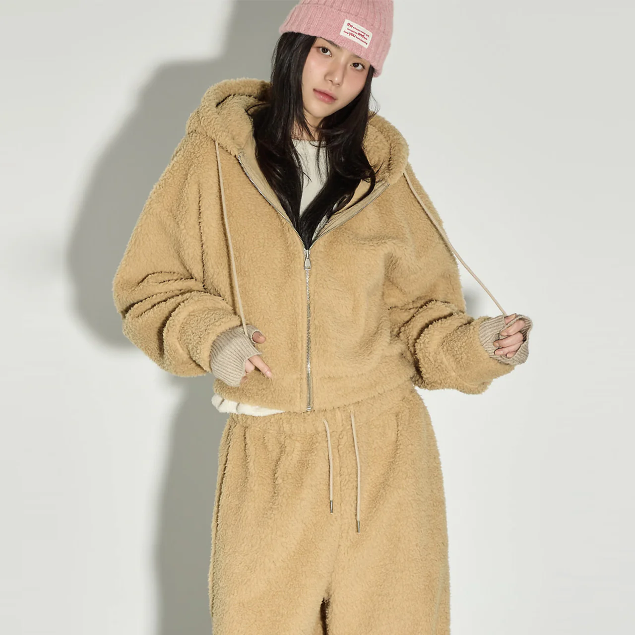 J3080 Fleece Hooded Zip-Up - Image 2