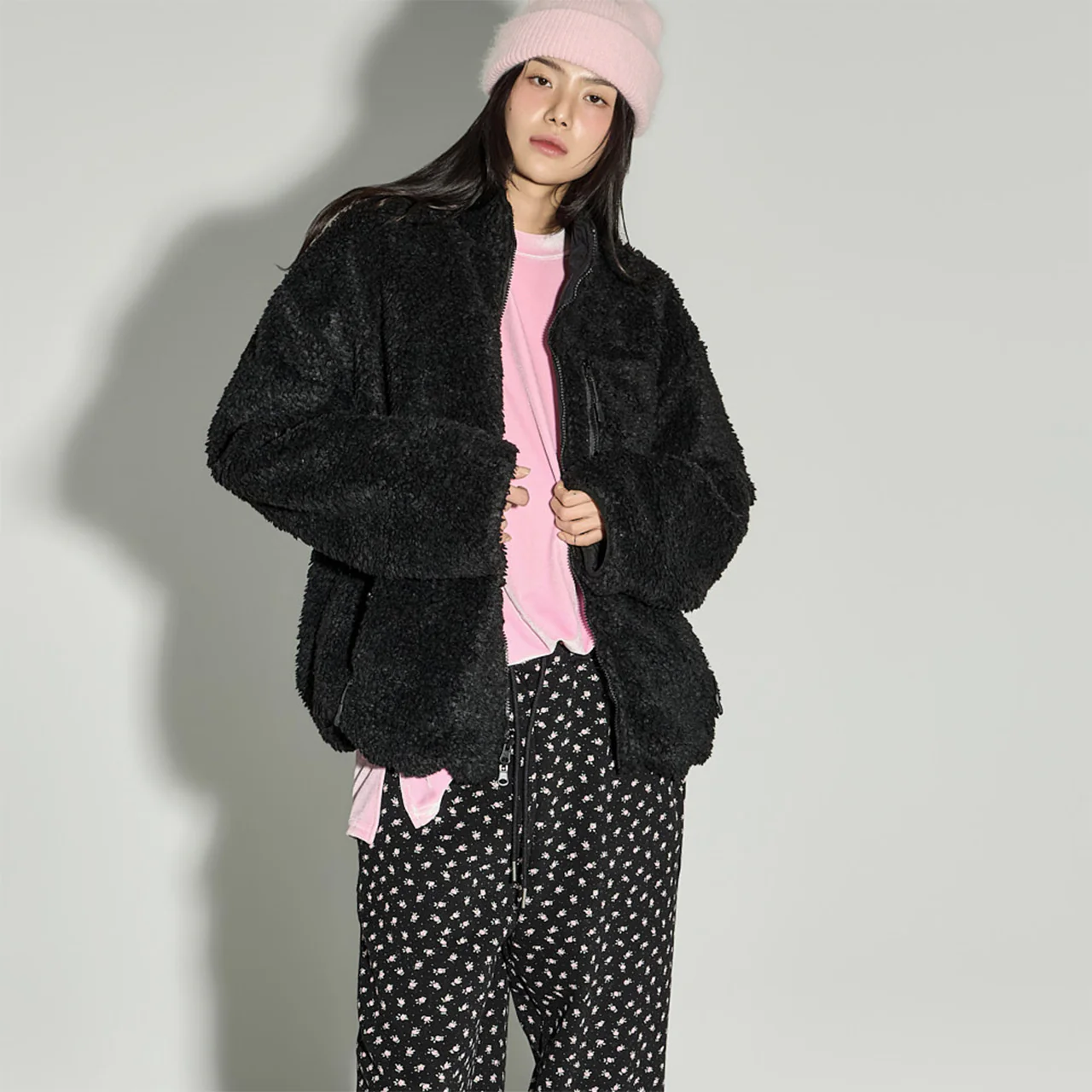 J3084 Fleece Jacket with Pocket - Image 2