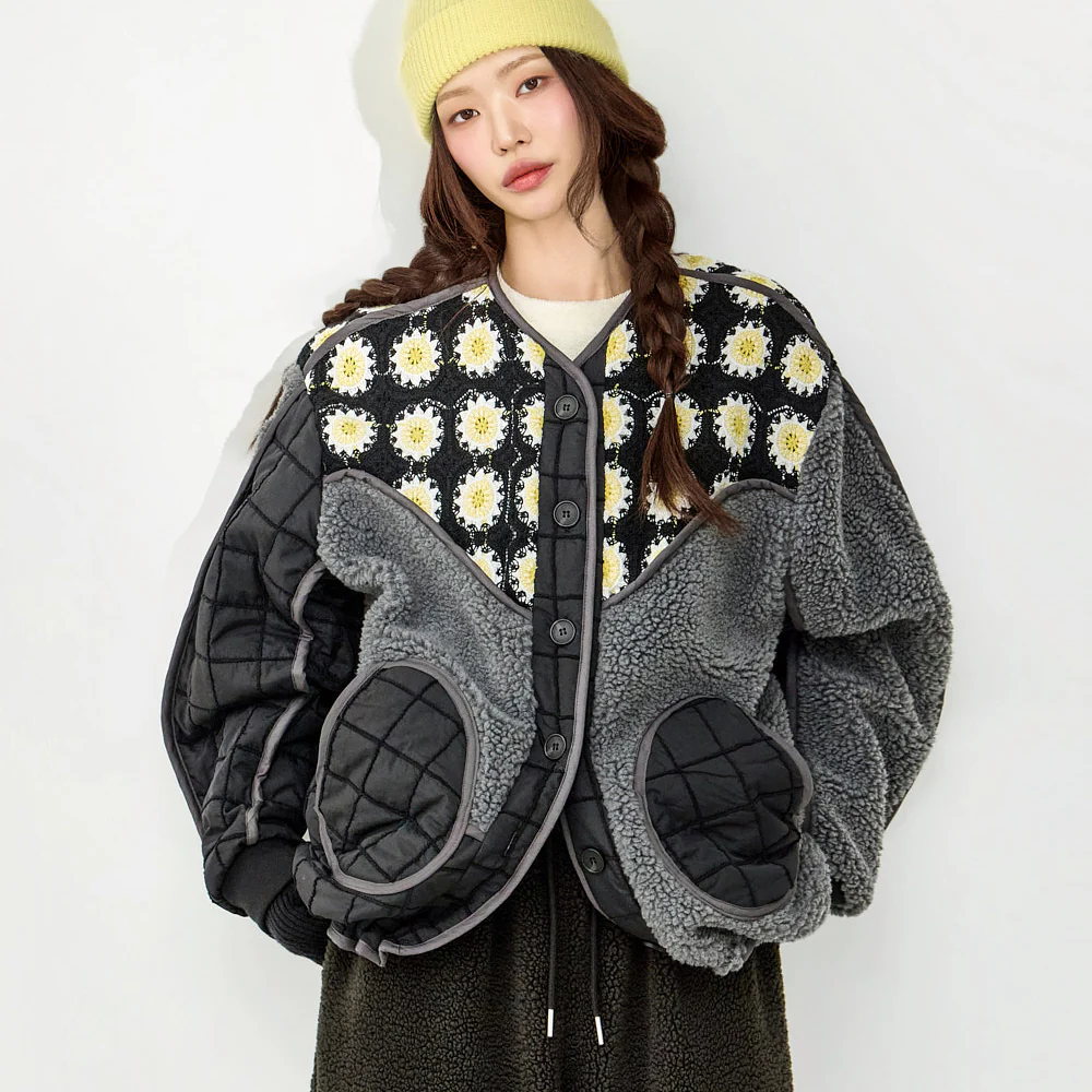 J3089 Flower Mix Jacket - Image 2