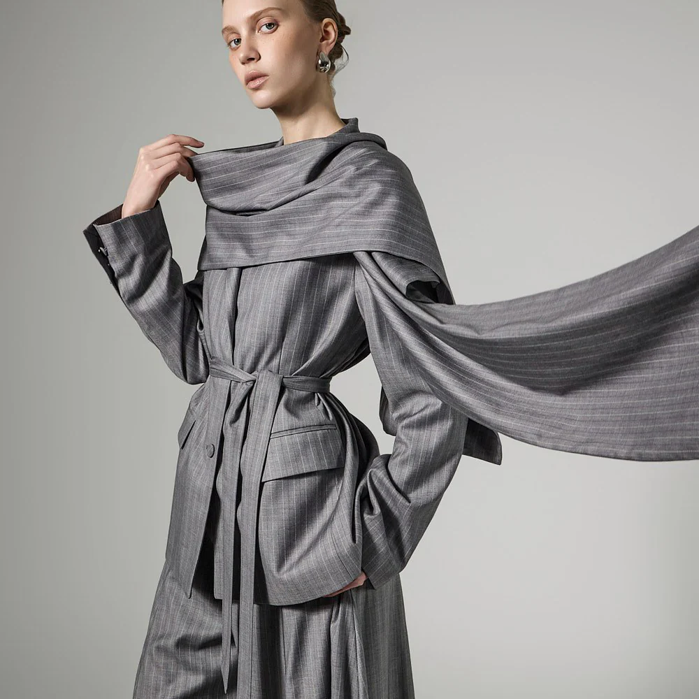 J3113 Jacket with Scarf Strap Set - Image 2