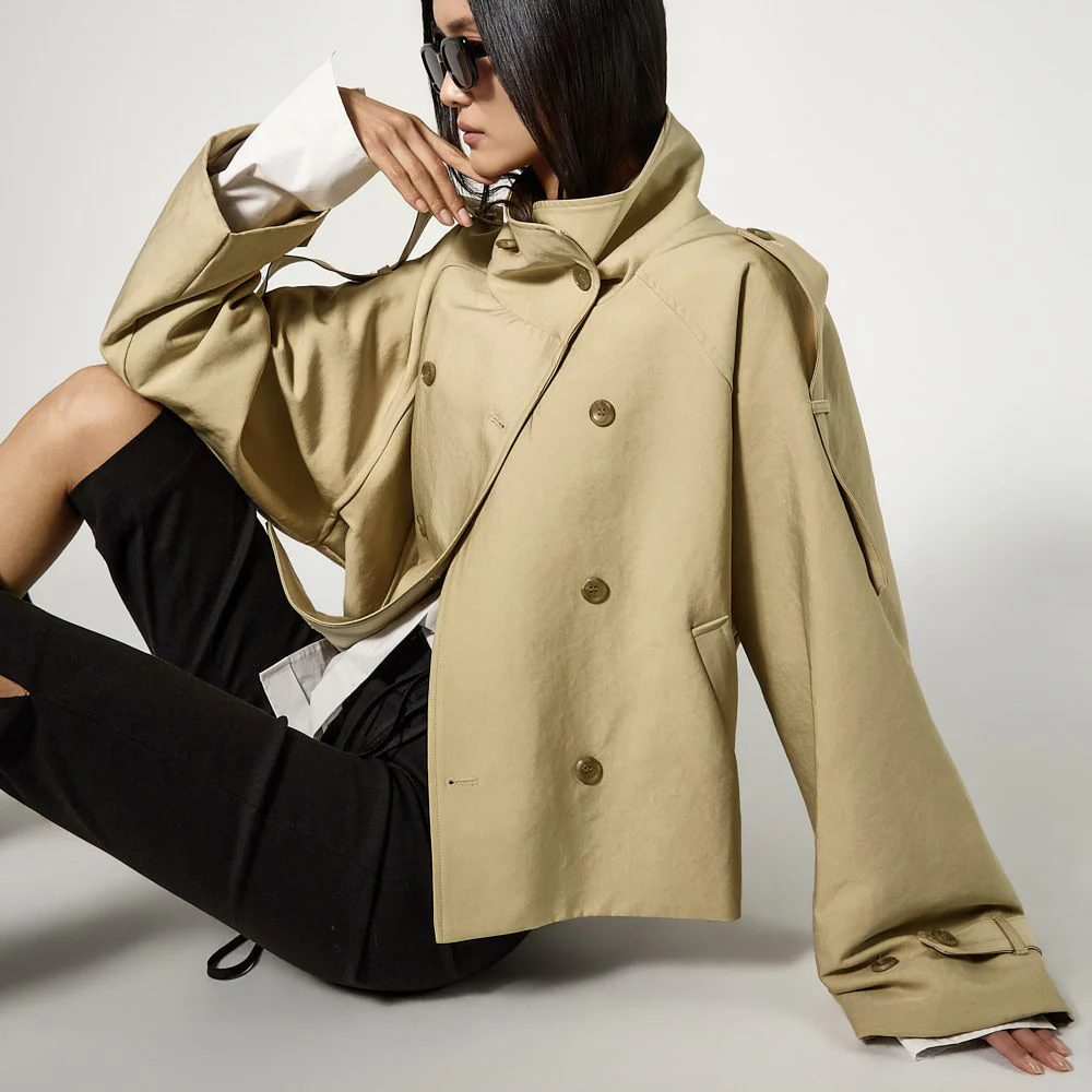 J3150 Double Trench Jacket - Image 2