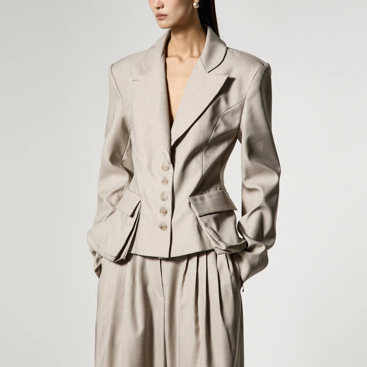 J3184 Tailored Slim Fit Jacket - Image 2