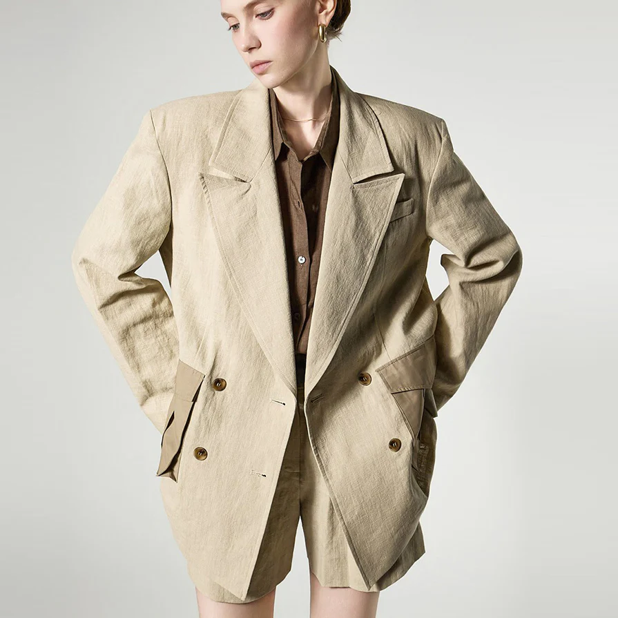 J3190 Tailored Linen Jacket - Image 2