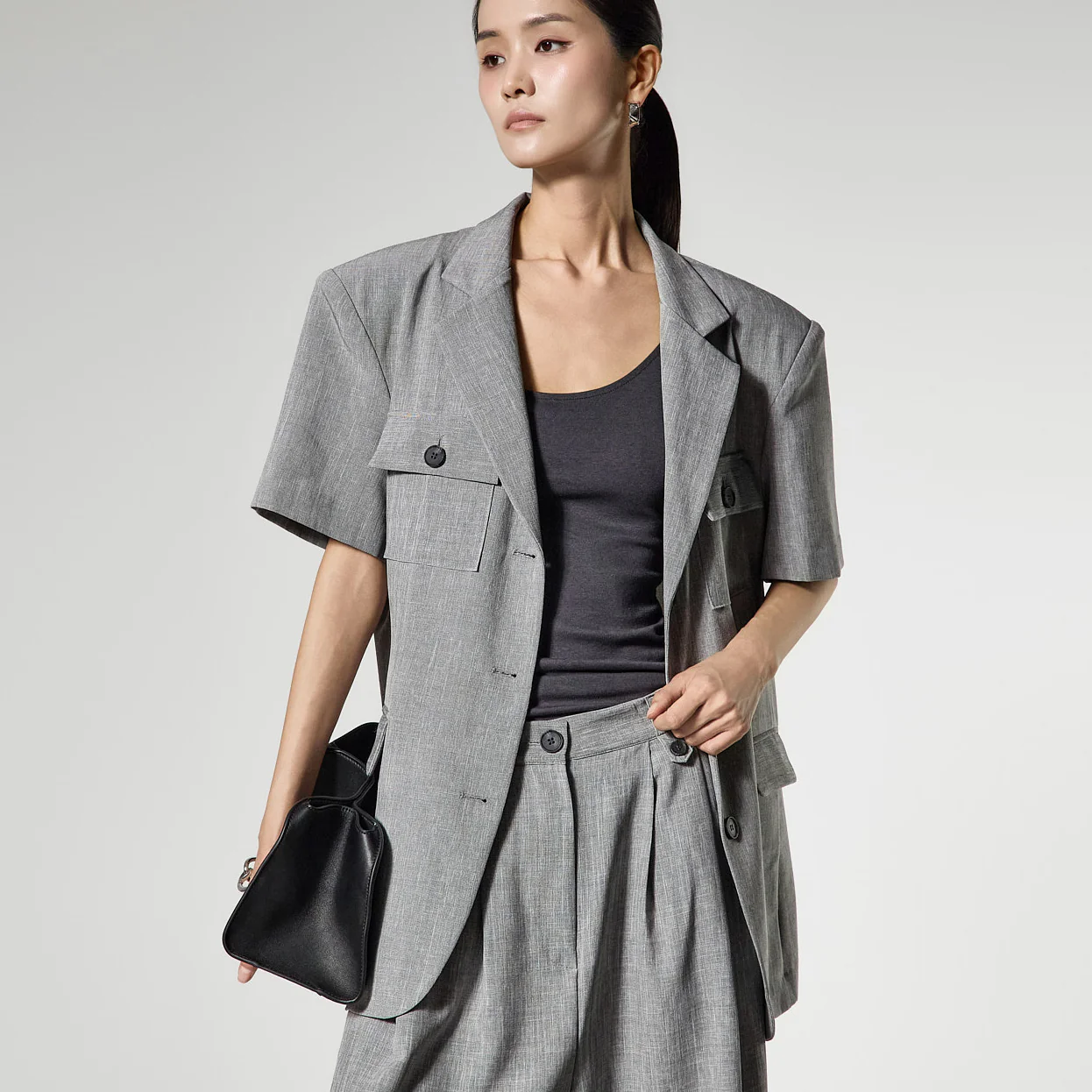 J3198 Utility Half Jacket - Image 2
