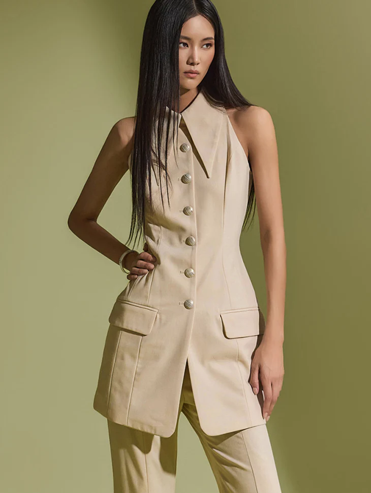 J9240 Halter Slim Vest
