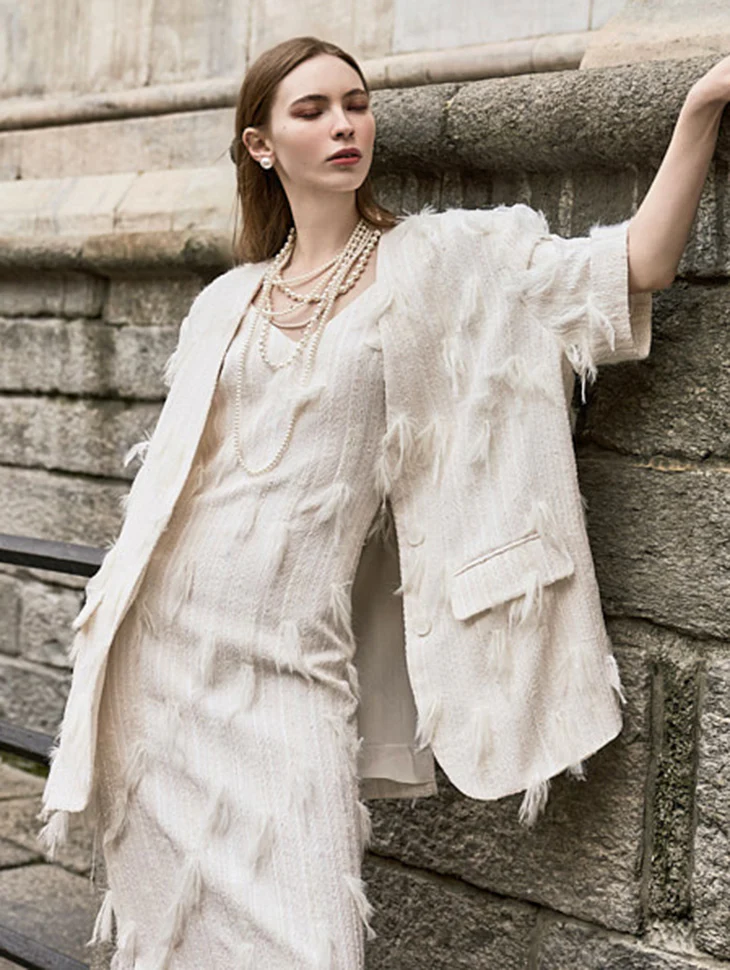 J9284 Collarless Jacket