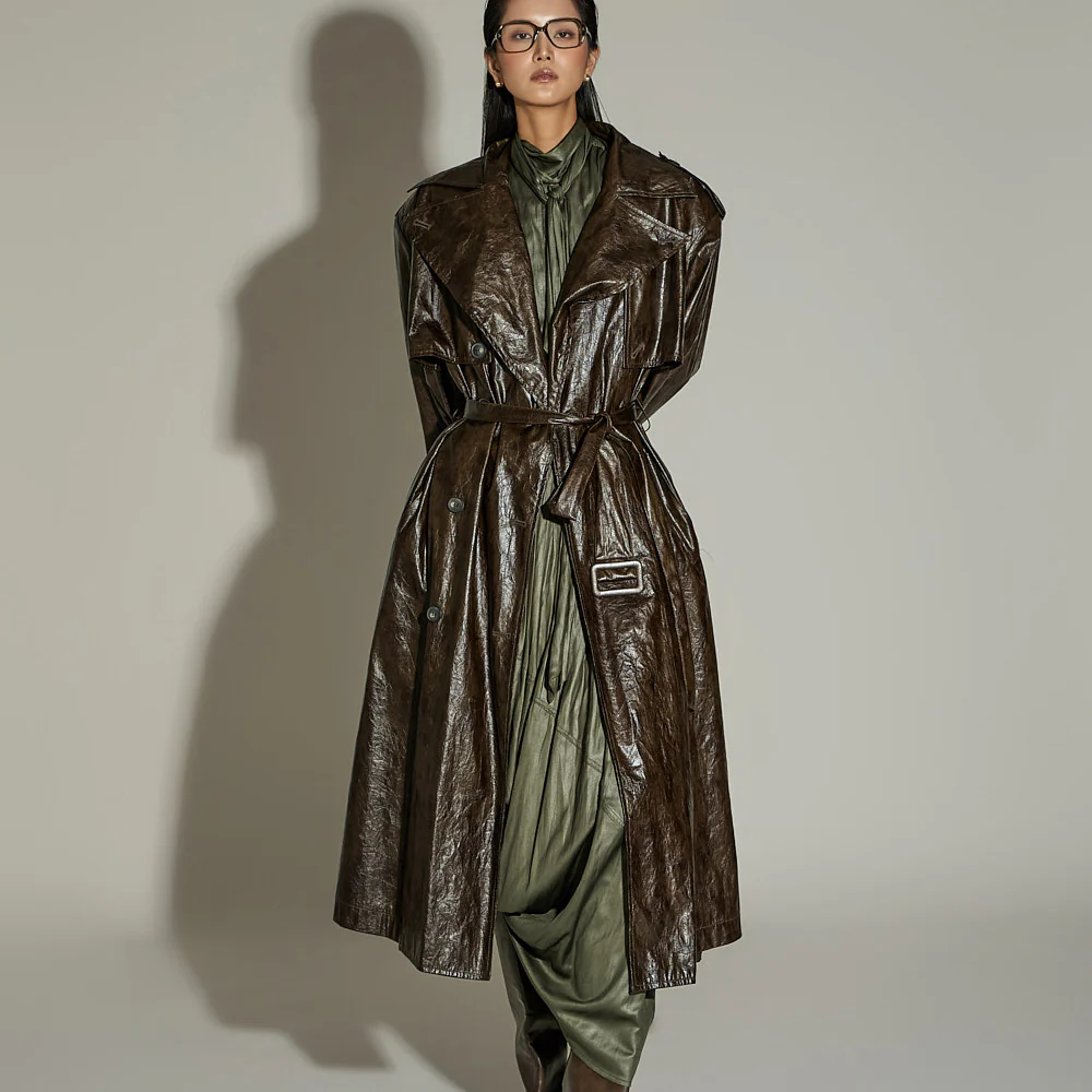 J9292 Belt Set Leather Trench - Image 2