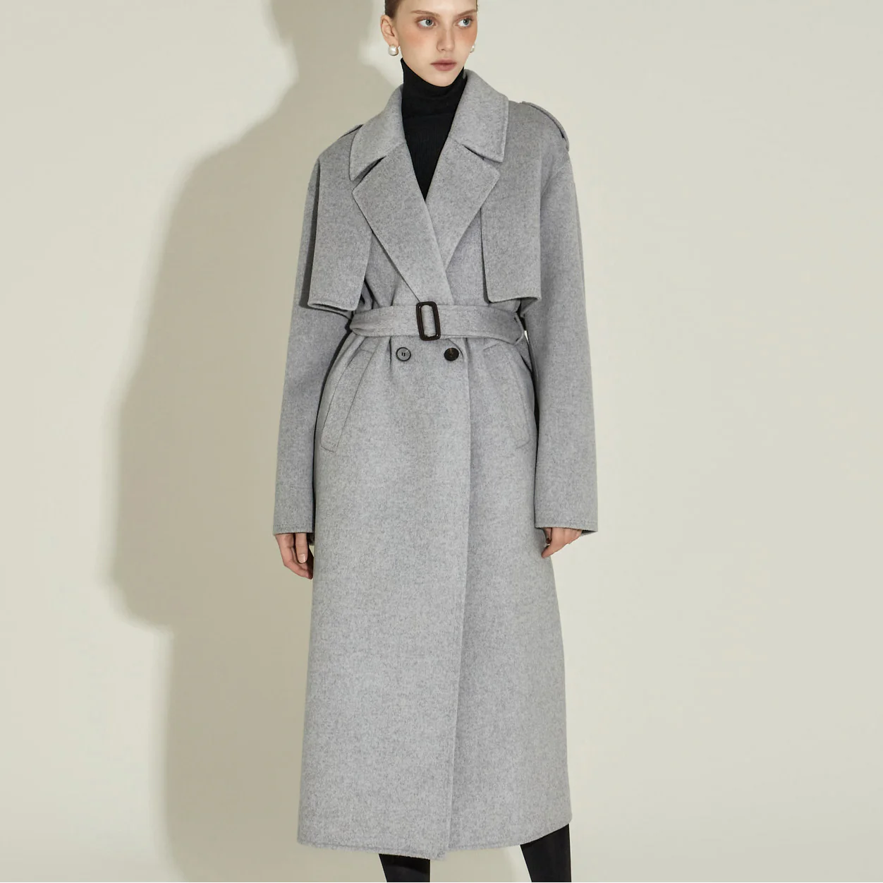J9358 Handmade Wool Coat - Image 2