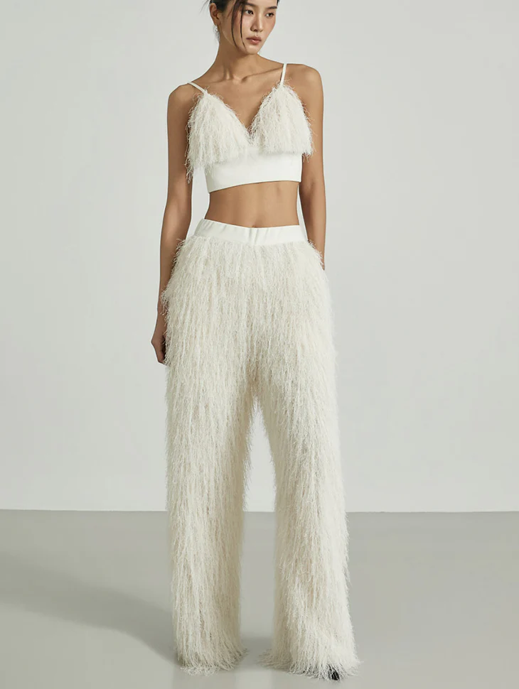 P9183 Fluffy Shaggy Pants
