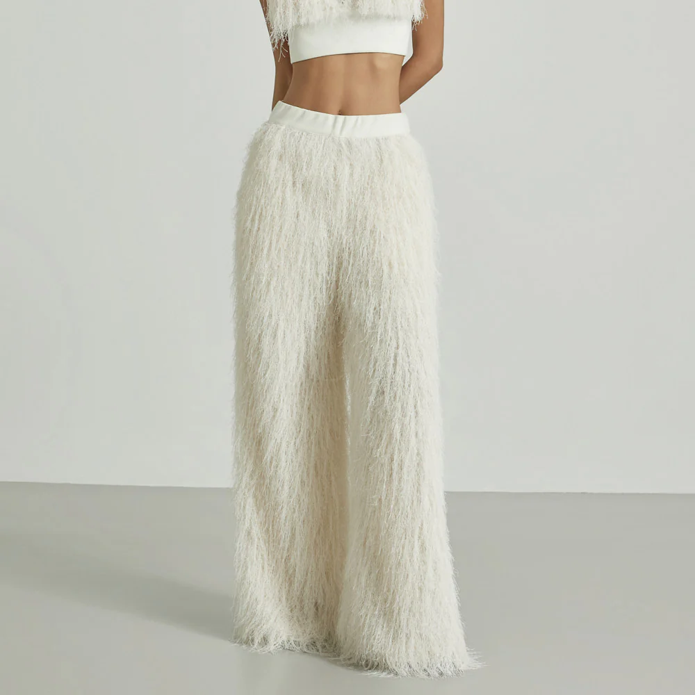 P9183 Fluffy Shaggy Pants - Image 2