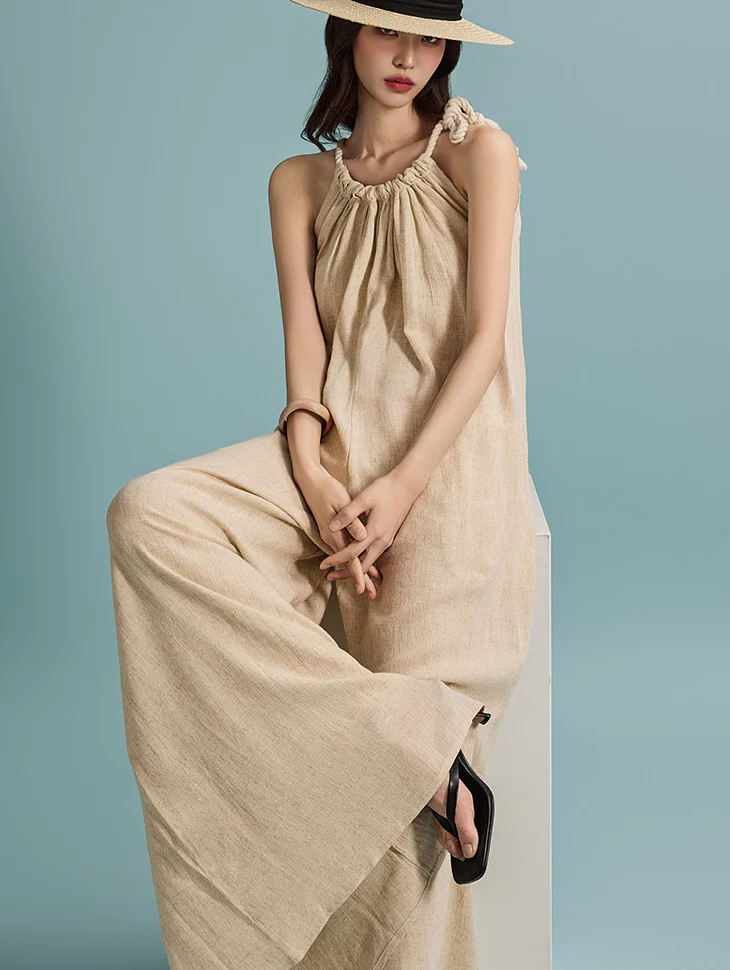 JS040 Linen Jumpsuit