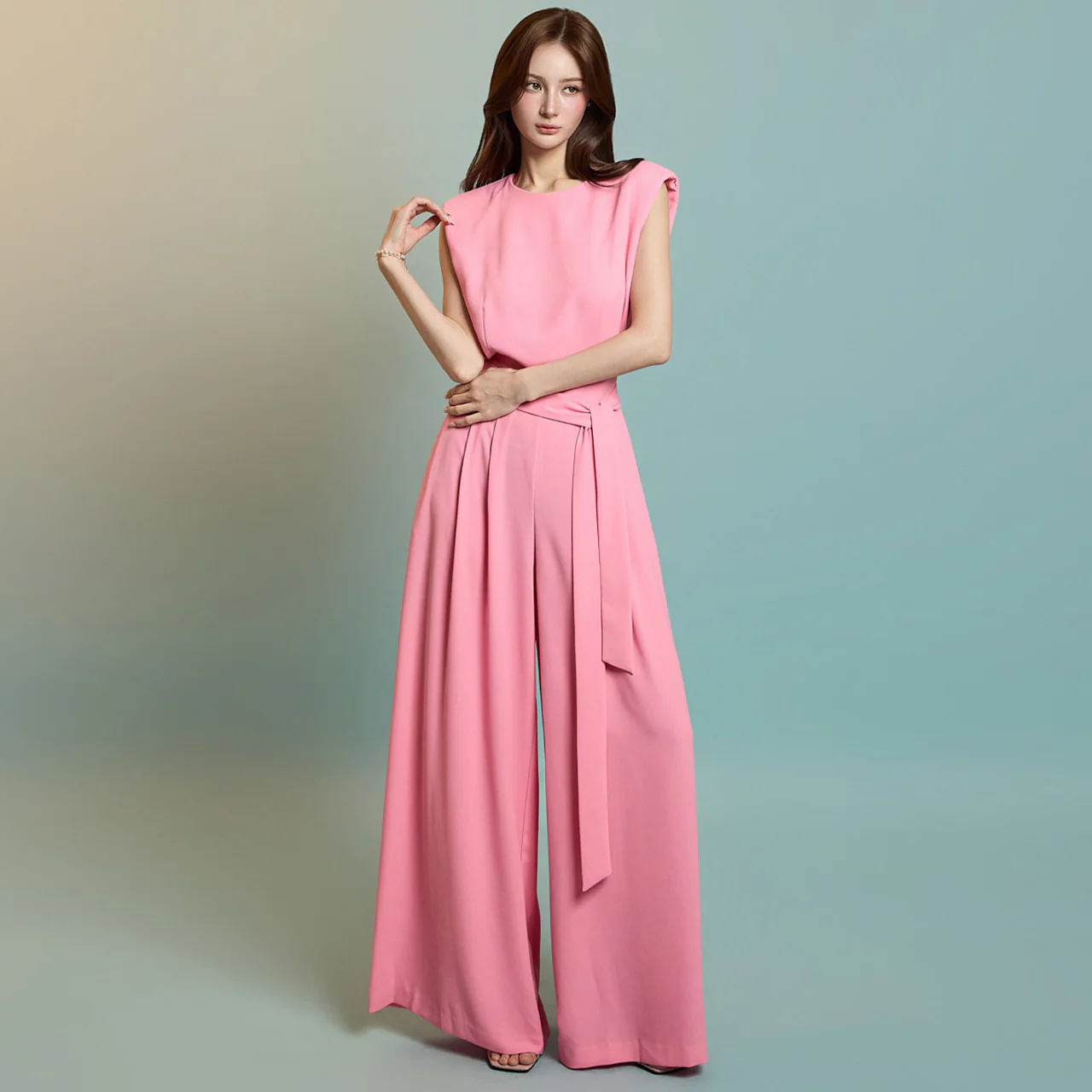 JS056 Back Slit Jumpsuit - Image 2