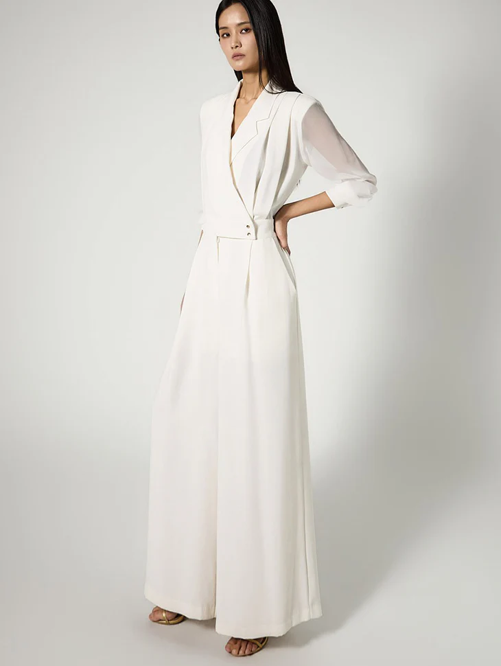JS062 Tailored Wrap Jumpsuit