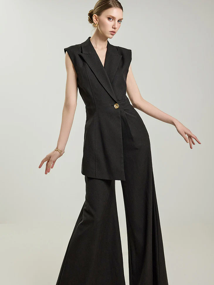 JS9023 Sleeveless Jump Suit