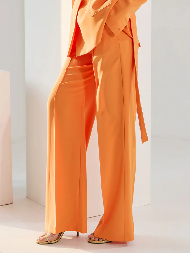 P2780 Pintuck Elastic Waist Slacks