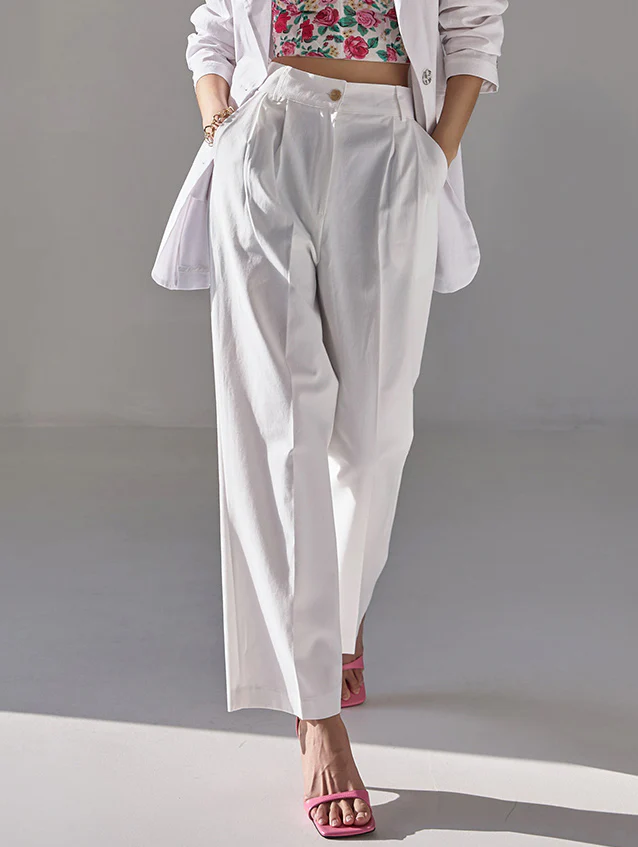 P2815 Pintuck Chino Pants