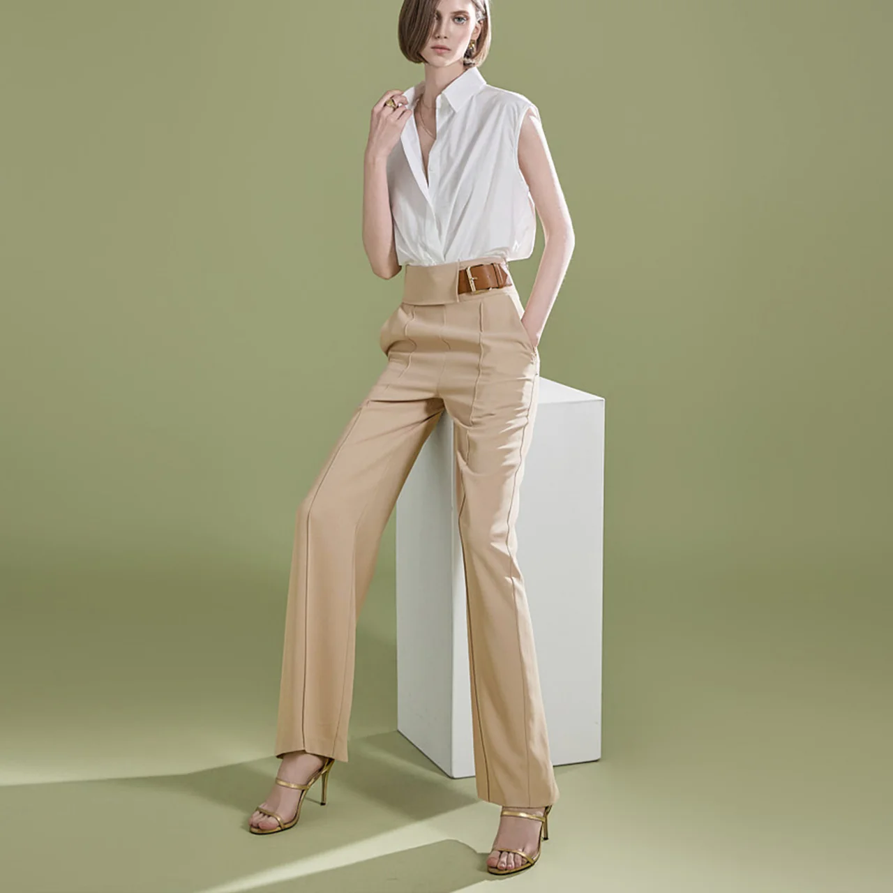 P3176 Buckled Slacks - Image 2