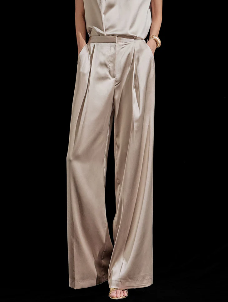 P3177 Satin Slacks
