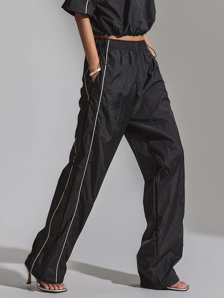P3187 Taping Line Detailed Pants