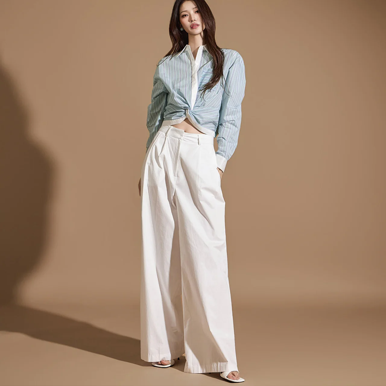 P3195 Wide Chino Pants - Image 2