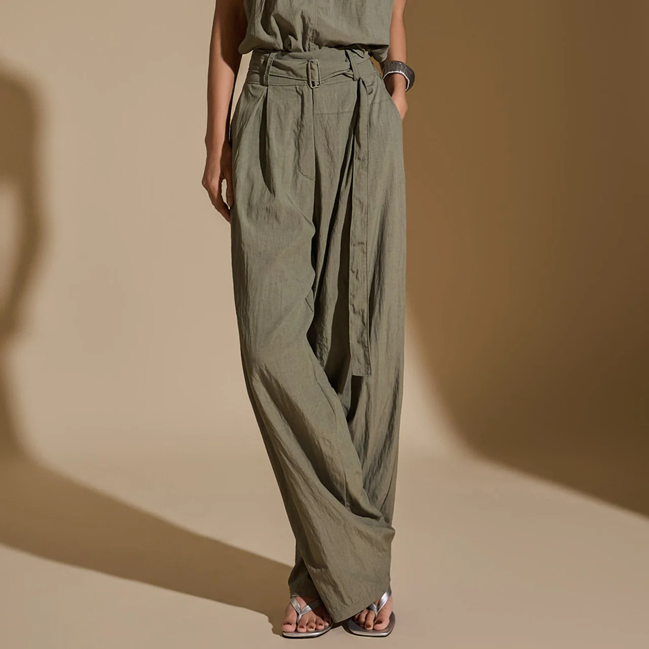P3204 Belted Pants - Image 2