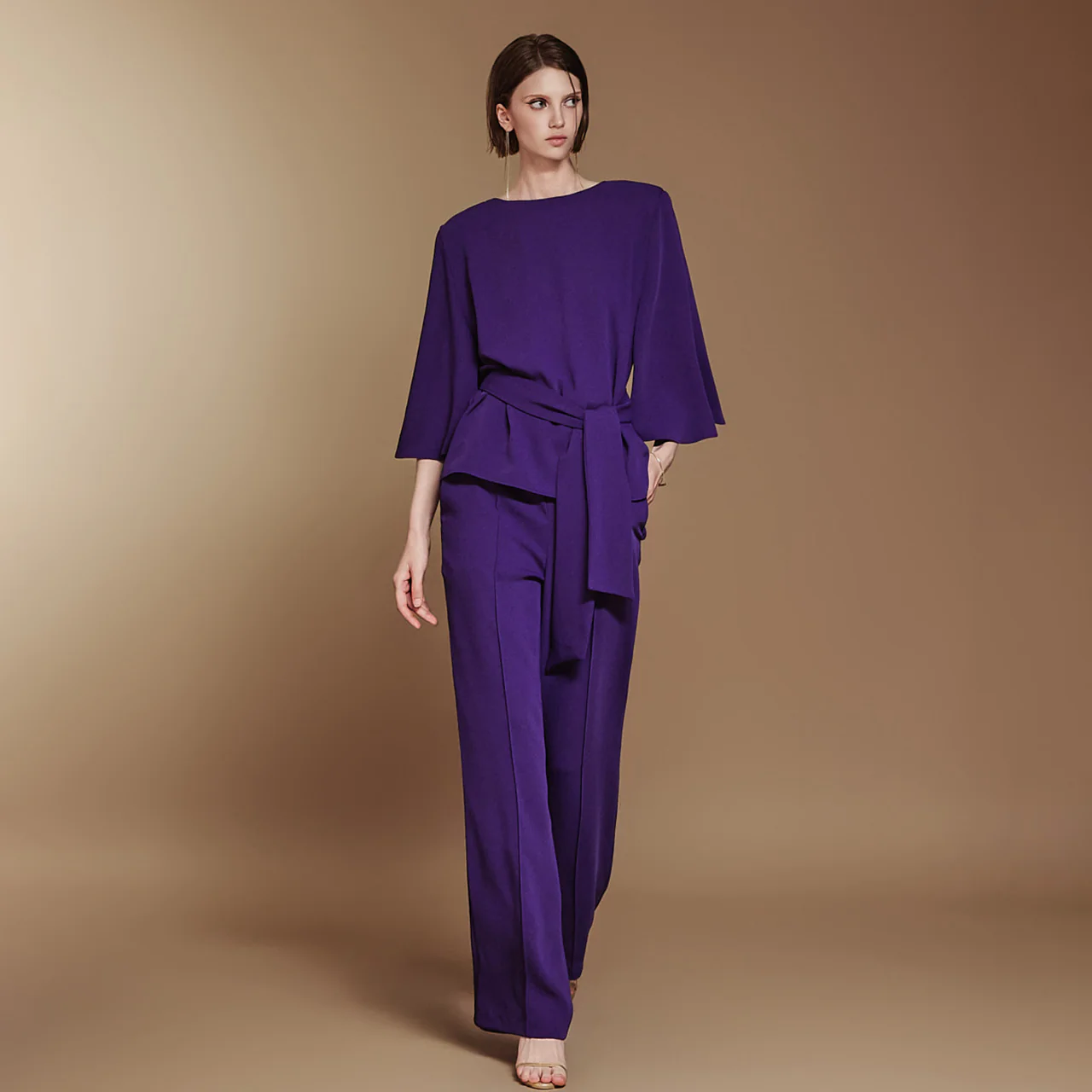 P3256 Pintuck Wide Slacks - Image 2