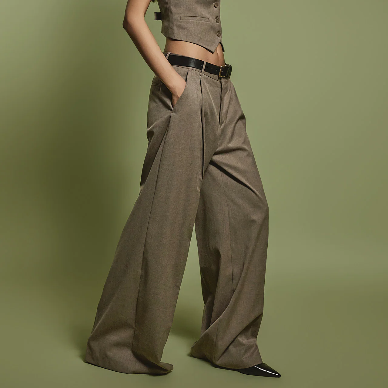 P3266 Pintuck Slacks - Image 2