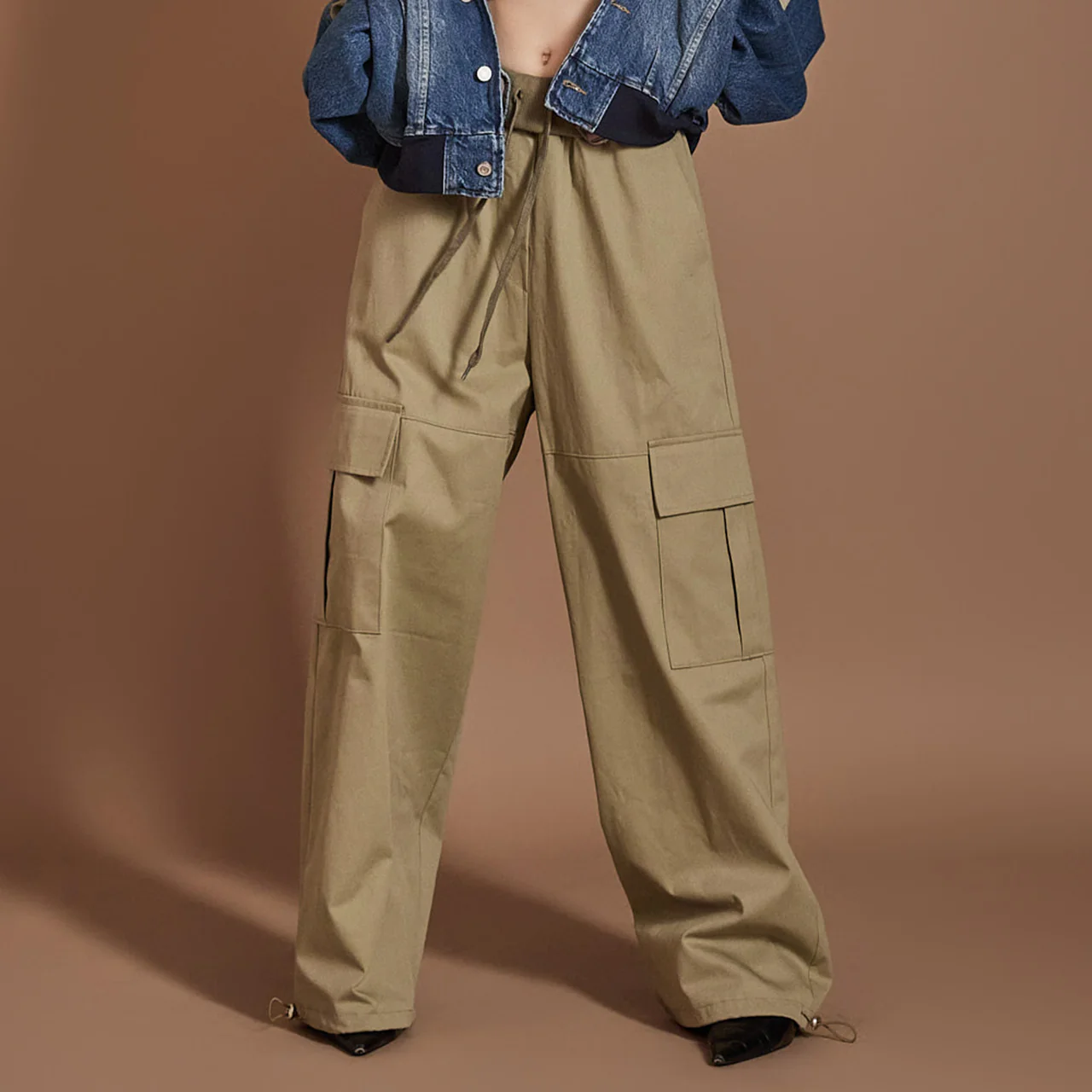 P3282 Fold Over Cargo Pants - Image 2
