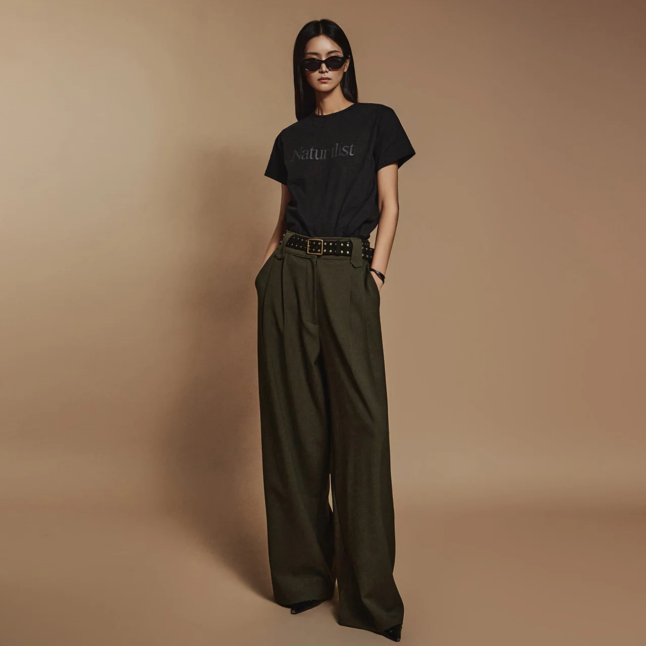 P3286 Pintuck Waistband Pants - Image 2