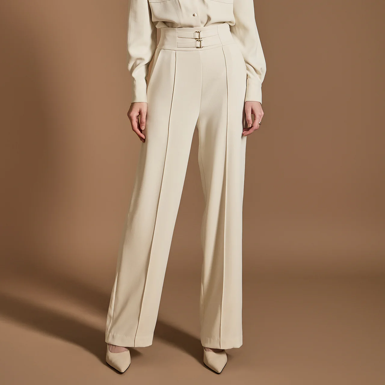 P3325 Two Belt Slacks *Addtional L Size Version* - Image 2