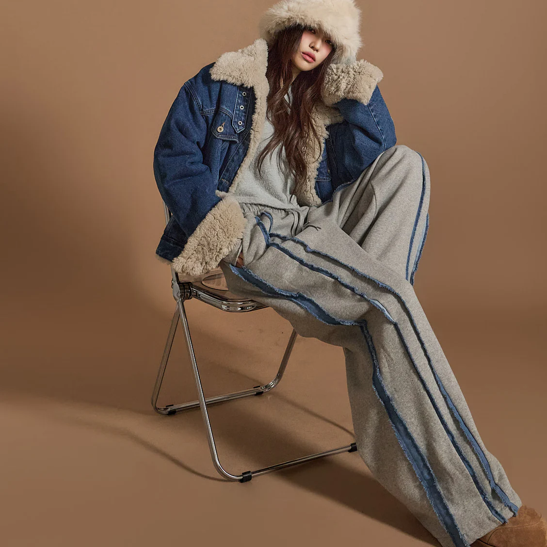 P3341 Fleece-lined Sweat Pants - Image 2