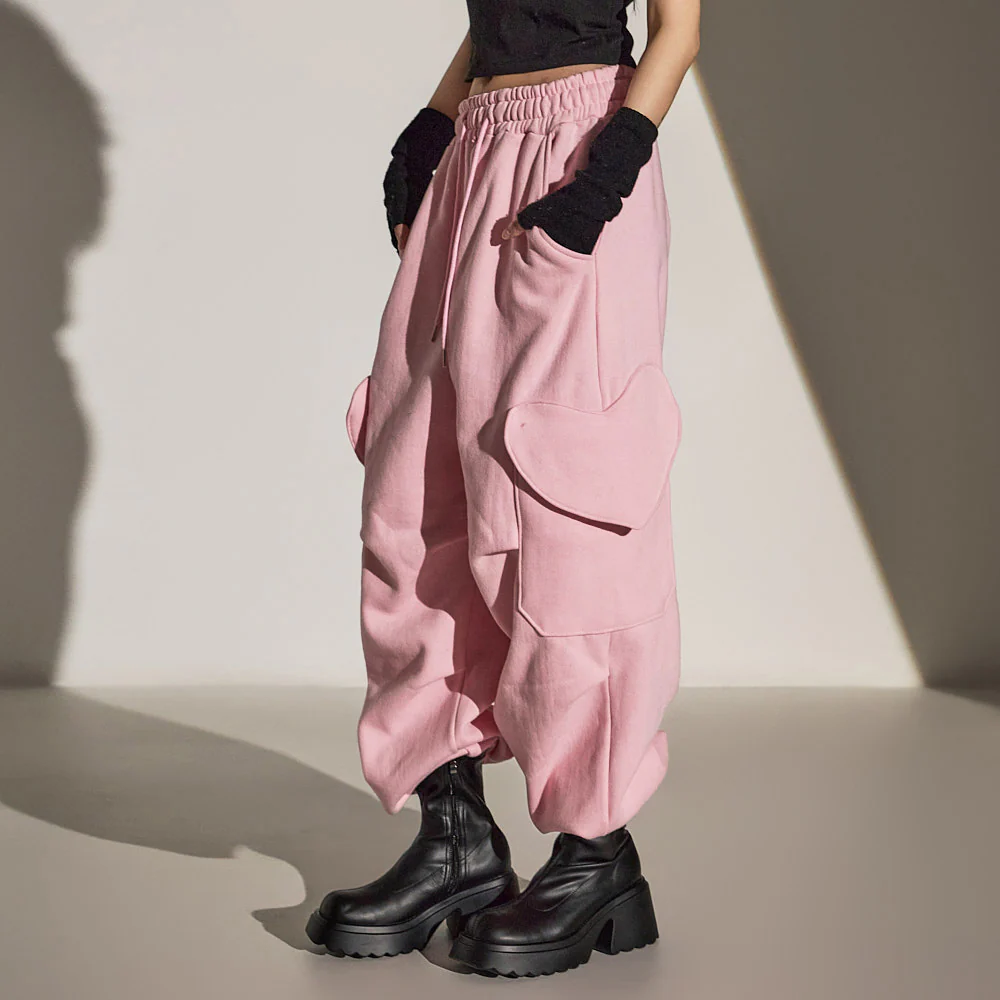 P3363 Fleece-lined Sweat Pants - Image 2