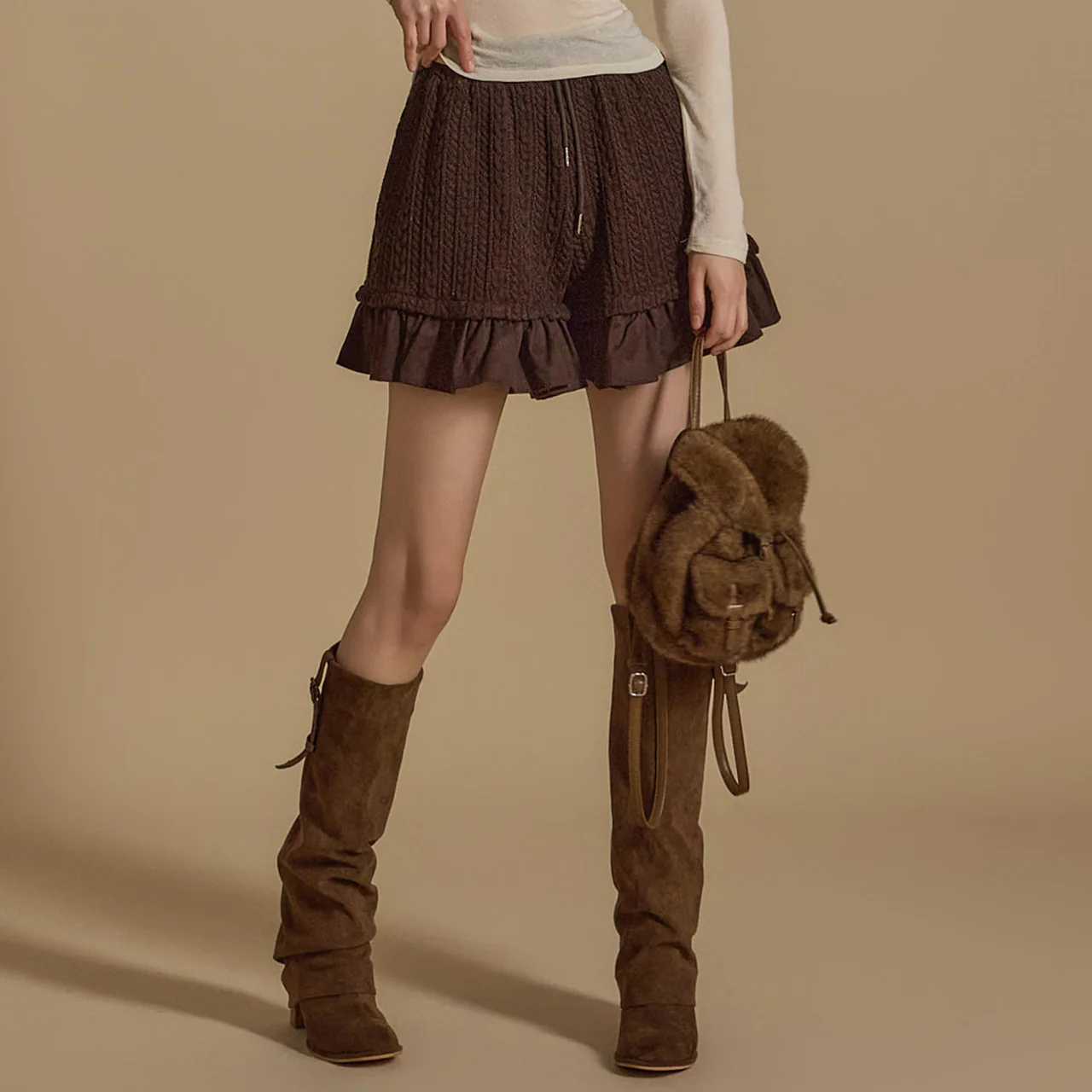 P3367 Cable Knit Pants - Image 2