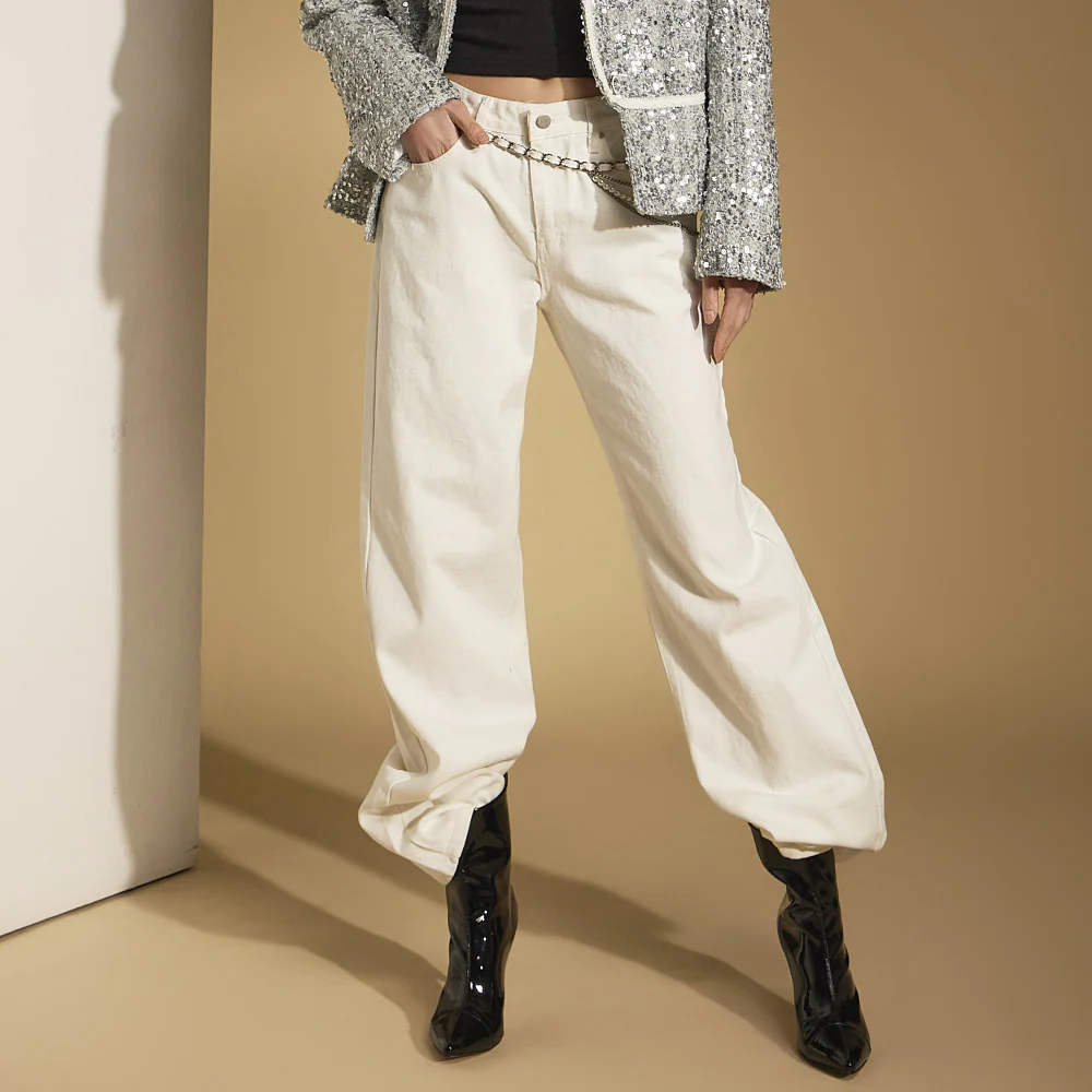 P3375 Wide Cotton Pants - Image 2