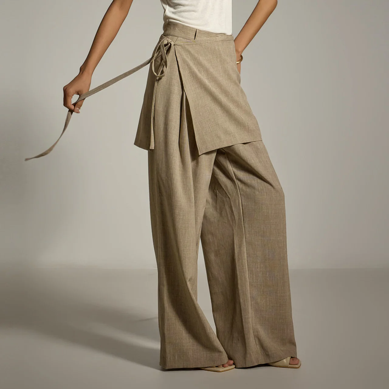 P3518 Wrap Skirt Pants - Image 2