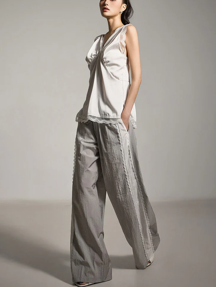 P3523 Lace Track Pants