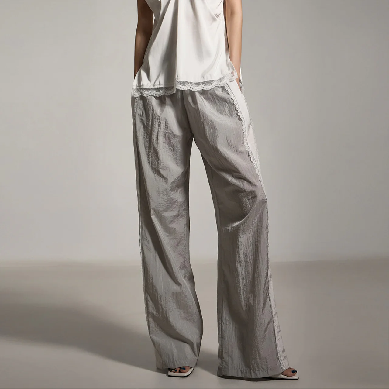 P3523 Lace Track Pants - Image 2