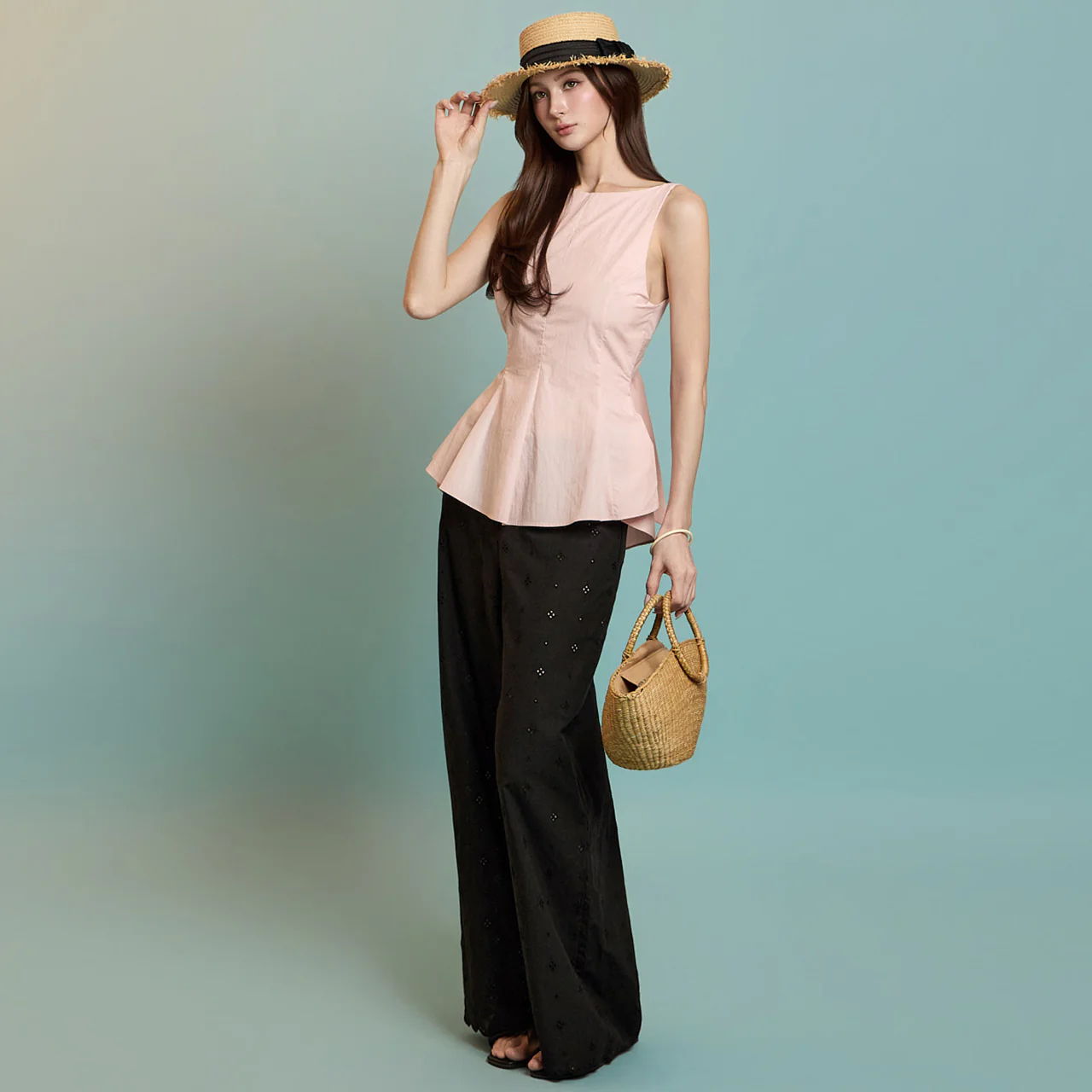 P3526 Eyelet Pants - Image 2