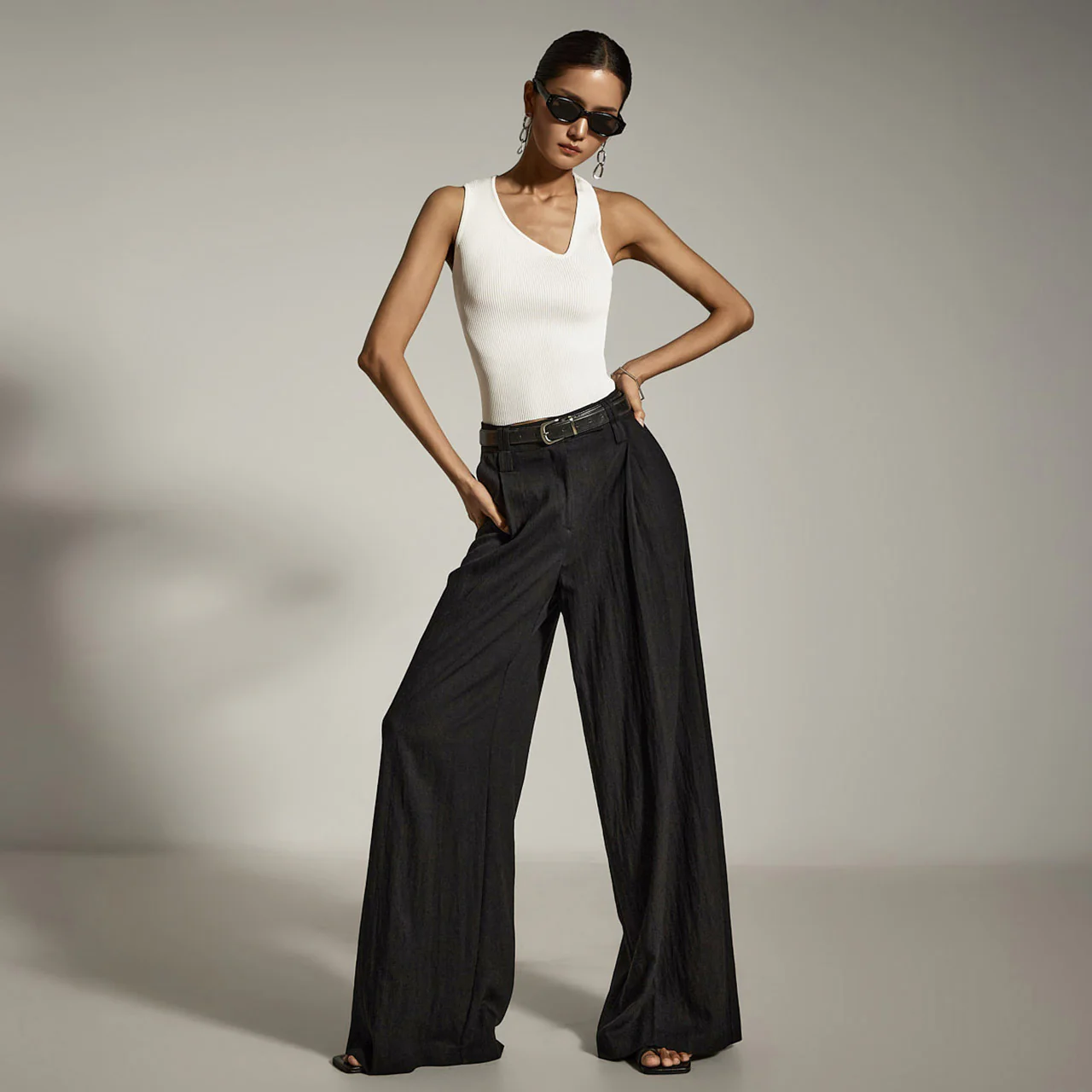 P3530 Pintuck Slacks - Image 2