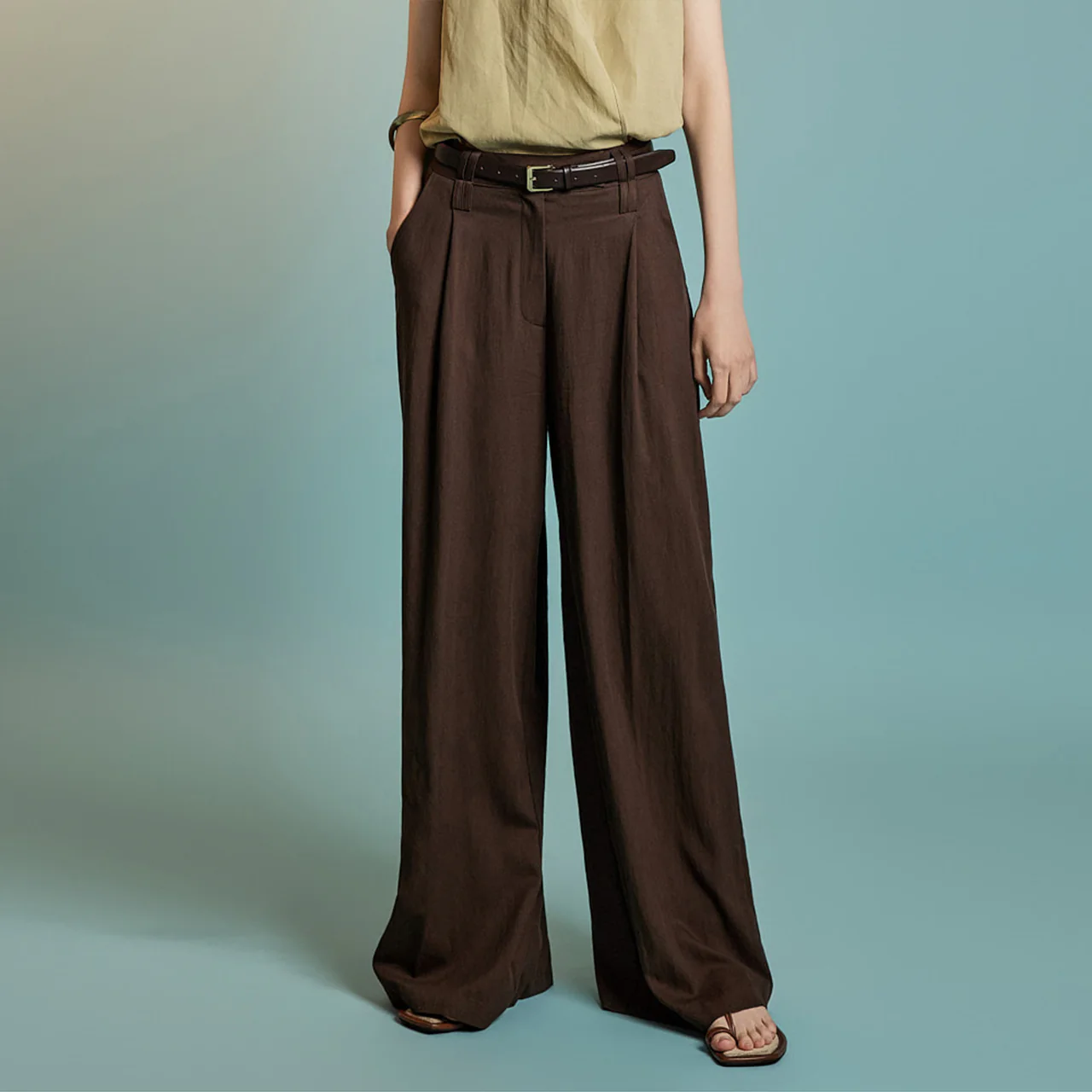 P3530 Pintuck Slacks - Image 2