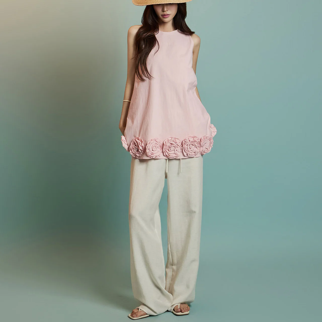 P3567 Linen Pants - Image 2