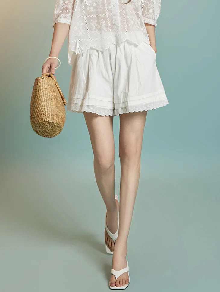 P3594 Lace Short Pants