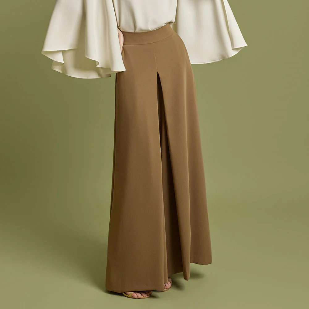 P3640 Pintuck Wide Slacks - Image 2