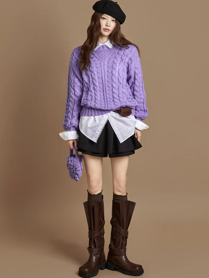 P3662 Short Skirt Pants