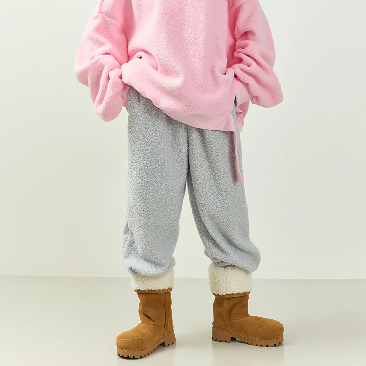 P3719 Boucle Sweat Fleece Pants - Image 2