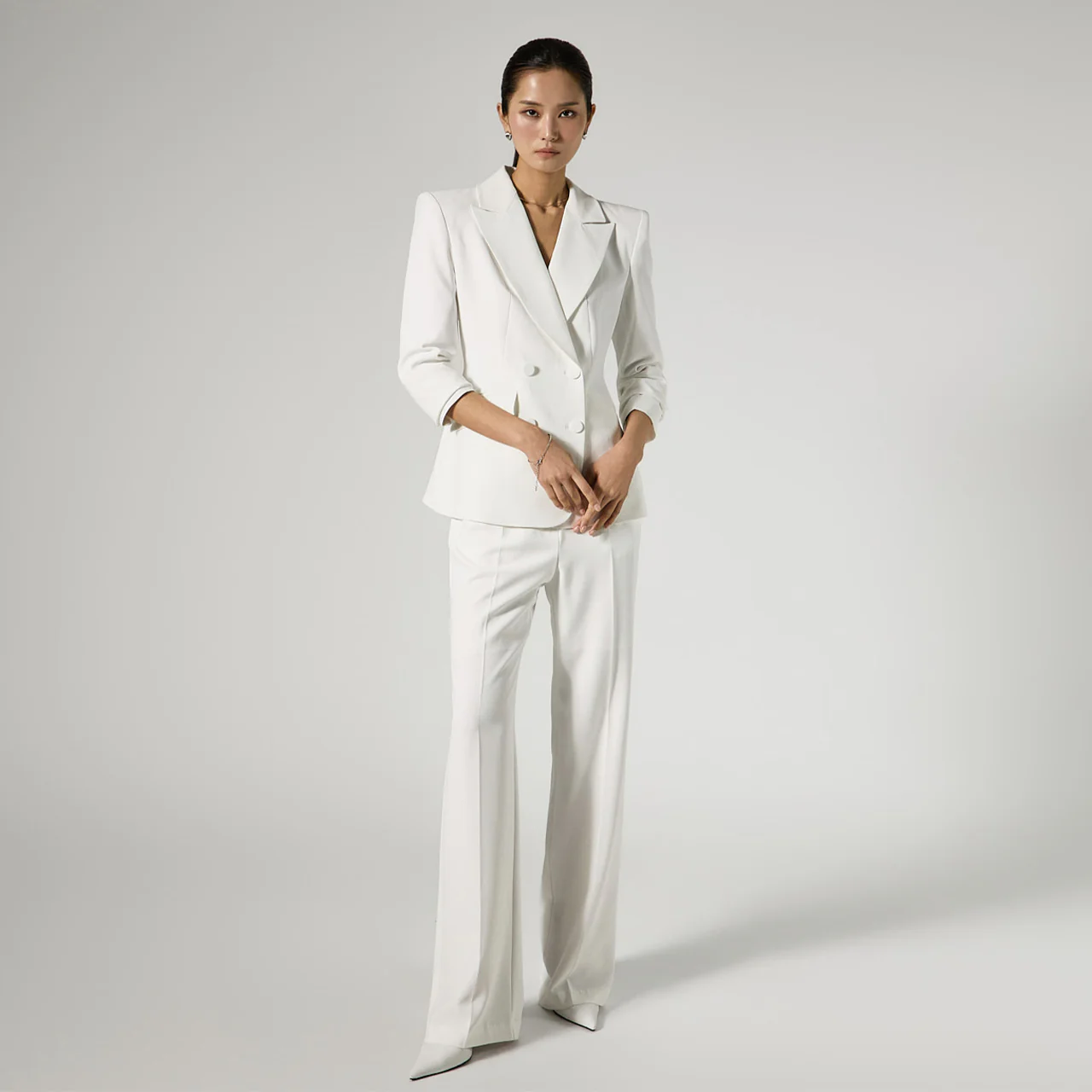 P3744 Slim Bootcut Slacks - Image 2